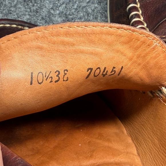 Allen Edmonds Super Sport Driver Penny Loafer Mens 10.5 3E Brown Leather Slip On main image 5